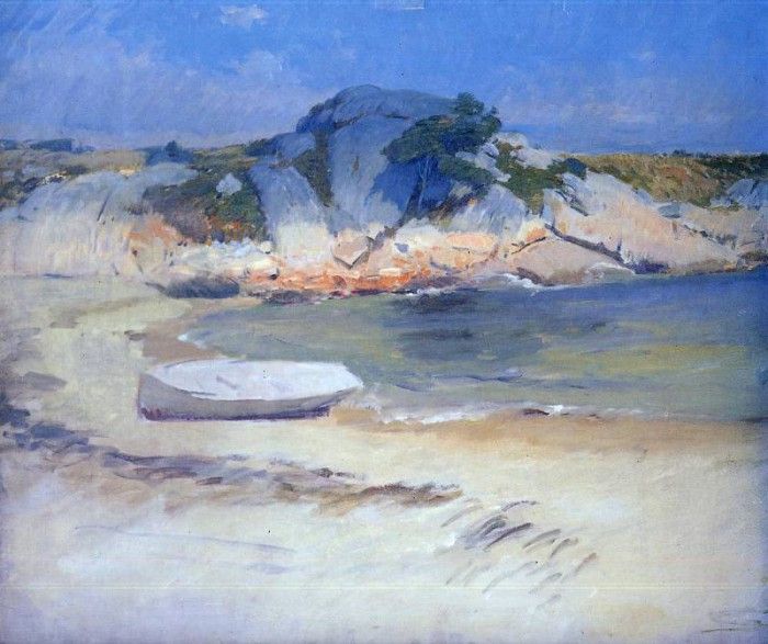 Duveneck Frank Sheltered Cove. Duveneck, 