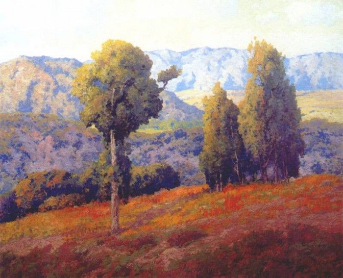 braun southern california hills 1914. , 