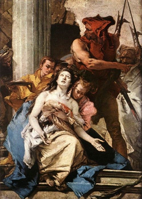 Tiepolo The Martyrdom of St Agatha. ,  