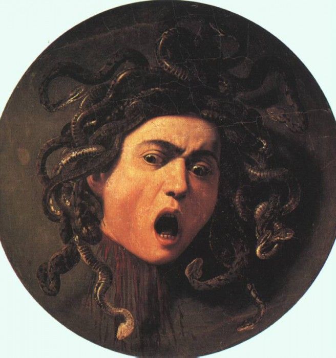 Medusa by Carvaggio. ,   