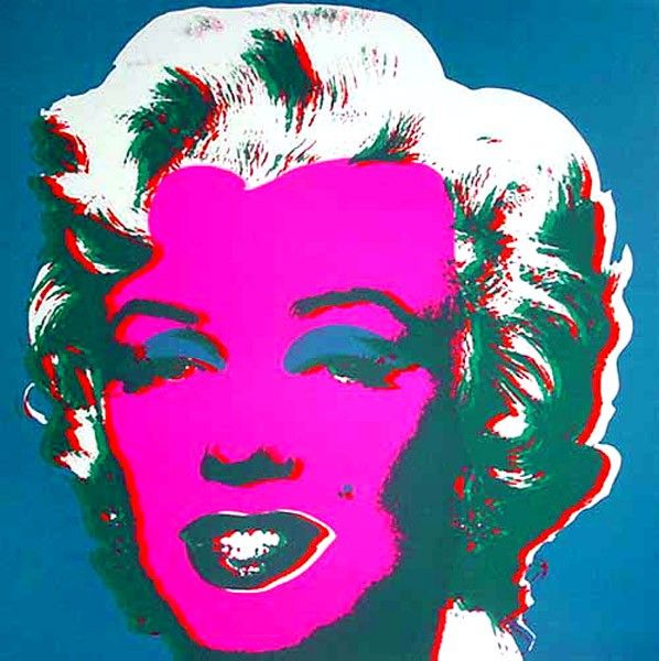 Warhol - Marilyn Blue. , 