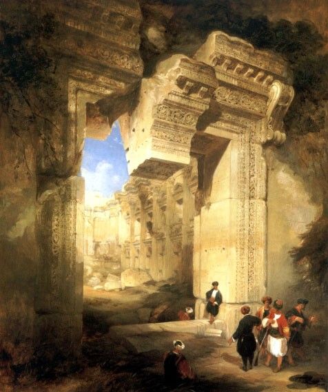 The Gateway of the Great Temple at Baalbec. , 