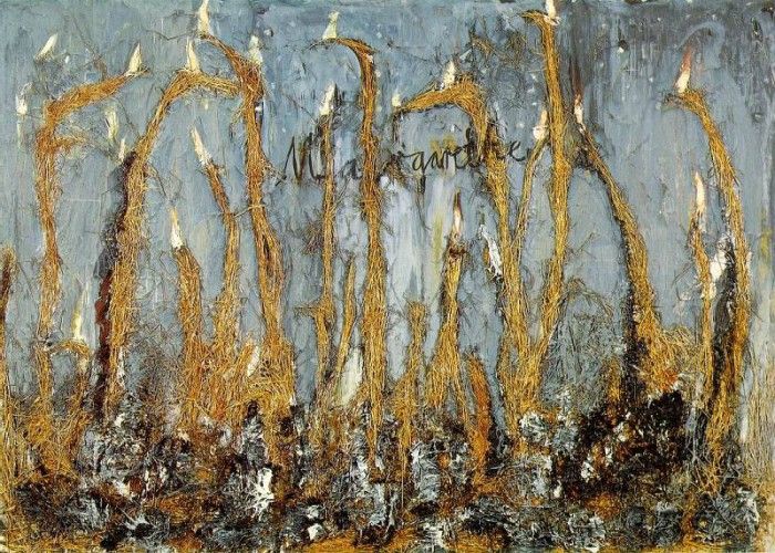 Kiefer Margarete, 1981 (290 Kb)  Oil and straw on canvas, 28. , 