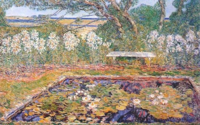 hassam a long island garden 1922. , 