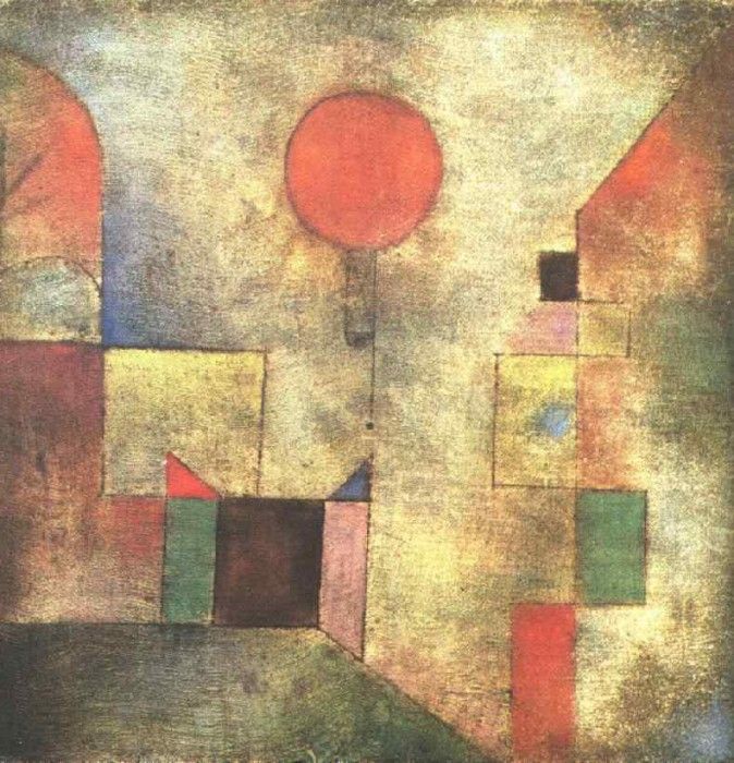 Klee The red balloon, 193, Solomon R. Guggenheim Museum, New. , 