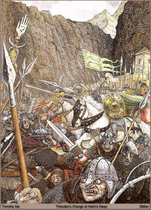 QMan TI RoT 277 Theodens Charge at Helms Deep. IDE, 