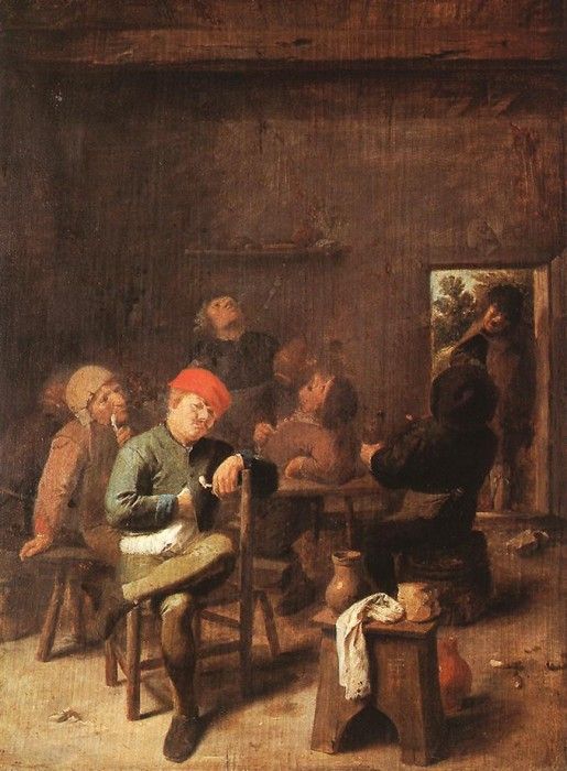 BROUWER Adriaen Peasants Smoking And Drinking. , 