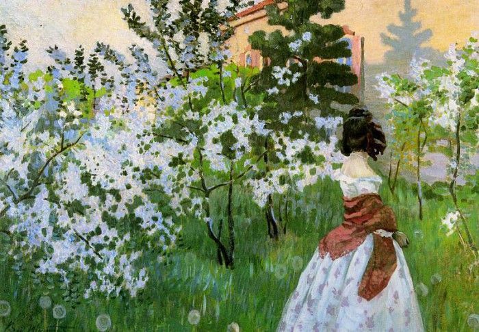 Borisov-Musatov Victor Spring Sun. -,  (1870-1905)