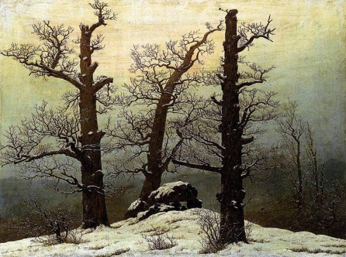 FRIEDRICH Caspar David Dolmen In The Snow. ,  