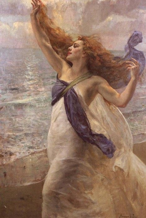 Richir Hermann Jean Joseph La Femme Au Voile. Richir,   