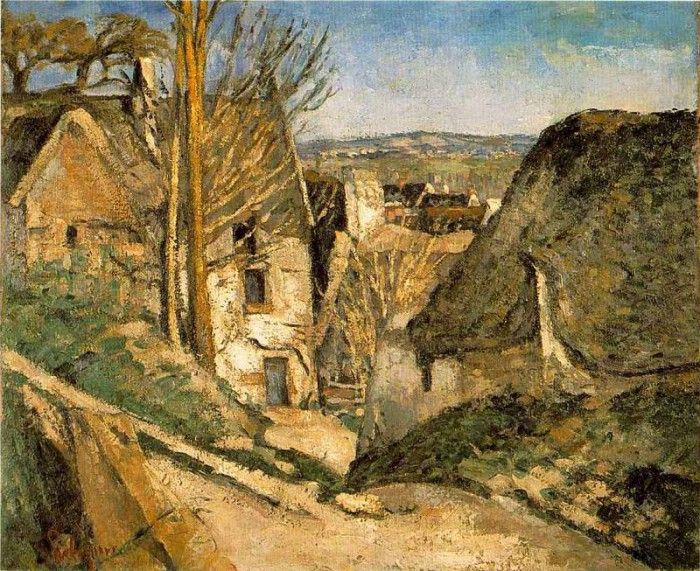 CeZANNE HOUSE OF THE HANGED MAN,1873, Musee dOrsay,Paris. , 