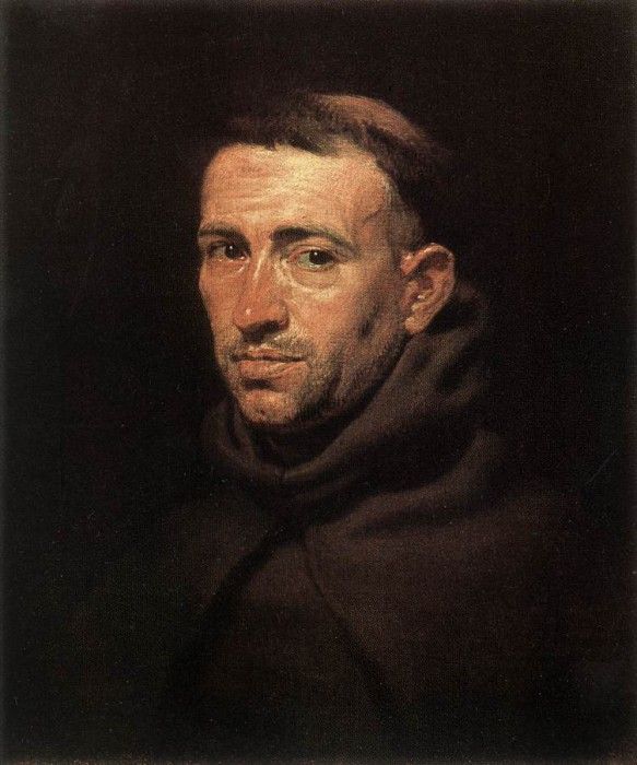 Rubens Head of a Franciscan Friar. ,  