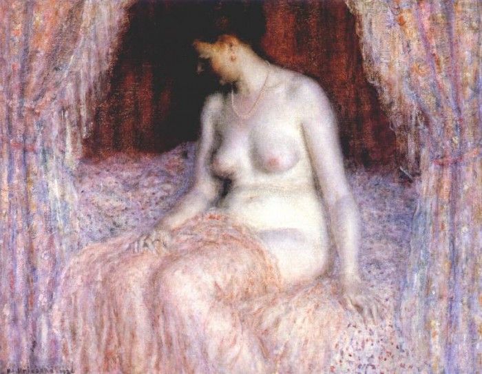 frieseke seated nude c1920. Frieseke,  