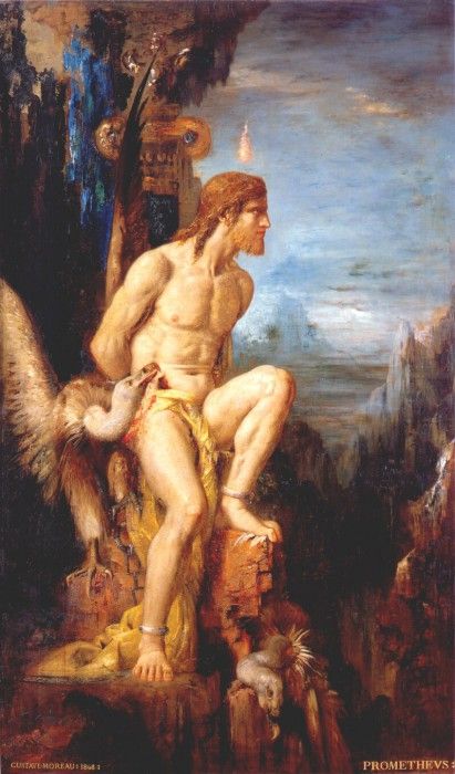 moreau prometheus 1868.  