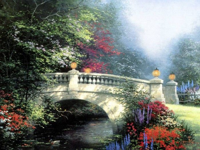 JLM-Thomas Kinkade-Broadwater Bridge.  