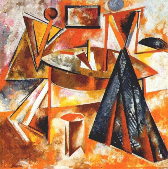 stepanova composition in red 1920. 