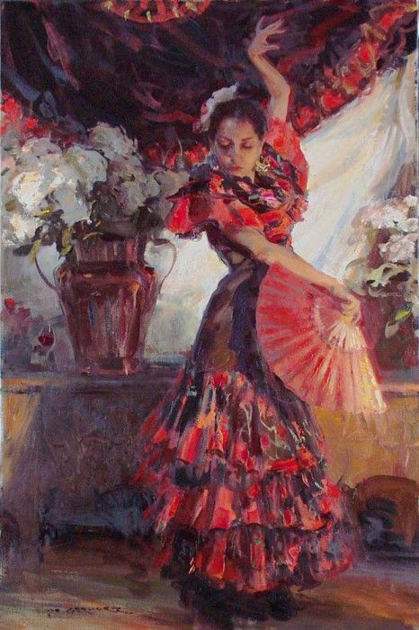 Flamenco 36x24. Gerhatz,  F