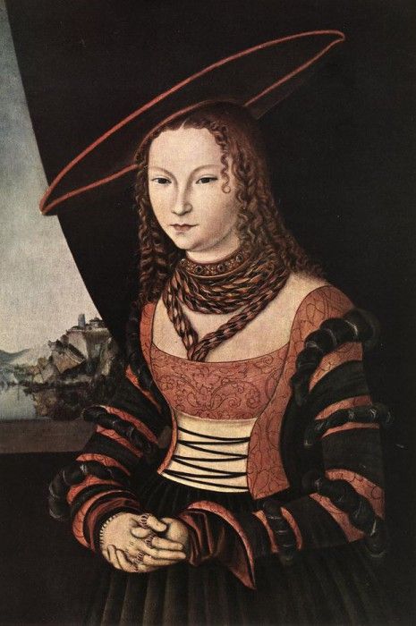 CRANACH Lucas the Elder Portrait Of A Woman. ,  