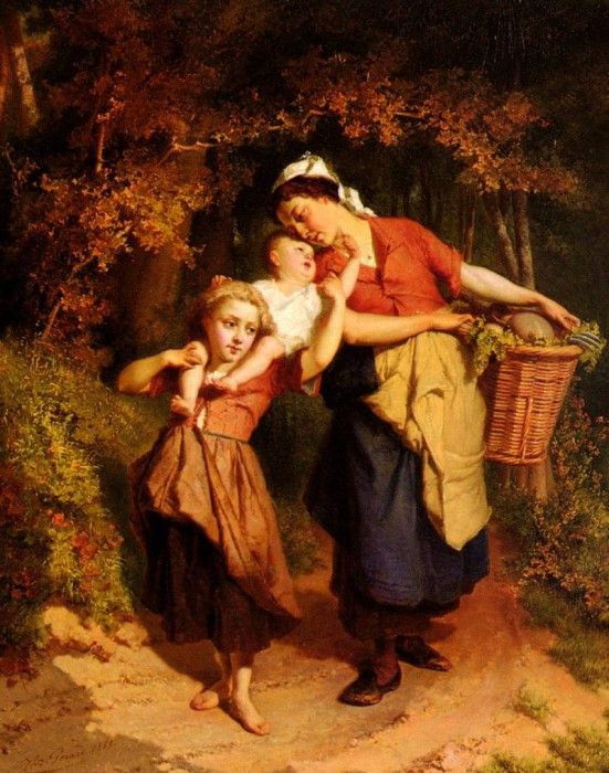 Gerard Theodore Returning From The Market. , 