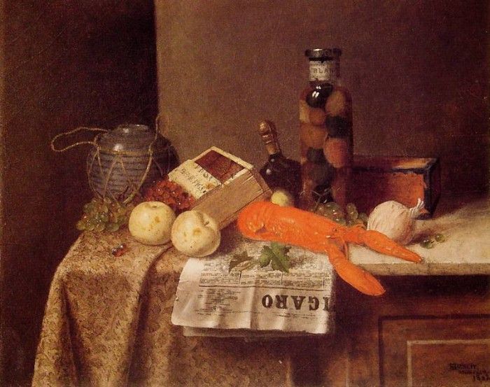 Still Life with Le Figaro. ,  