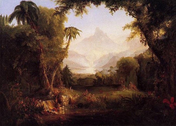 Cole Thomas The Garden of Eden 1828. , 