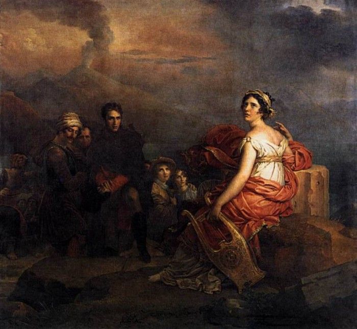 GERARD Francois Corinne At Cape Miseno.  