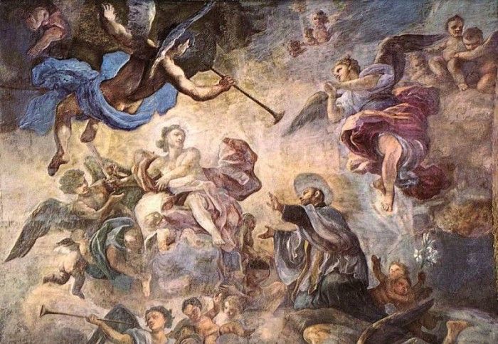 SOLIMENA Francesco Saint Cajetan Appeasing Divine Anger.  