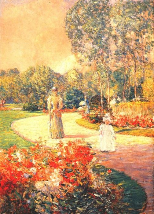 hassam parc monceau (paris) 1897. , 