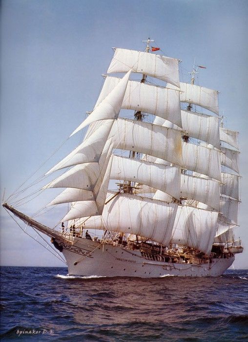 dk tall ships christian radich full rig lyr 1937. 