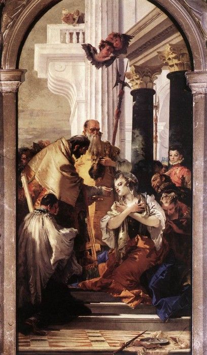 Tiepolo Last Communion of St Lucy. ,  