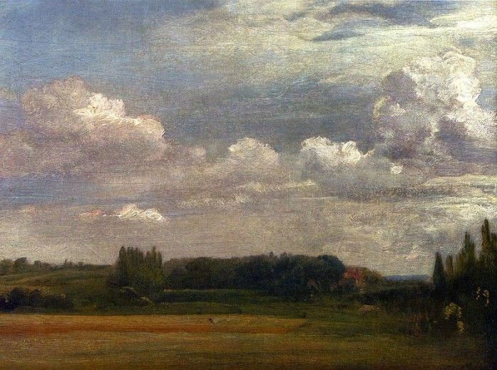 Constable John View Towards The Rectory From East Bergholt House.  