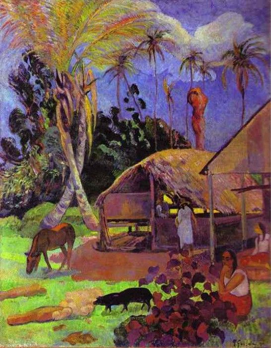 Gauguin - Black Pigs. , 