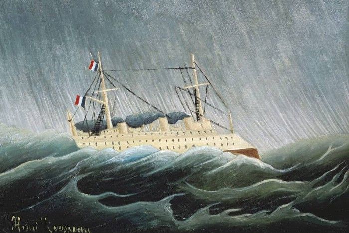 The Ship in the Storm, Rousseau - 1600x1200 - ID 8146. , 