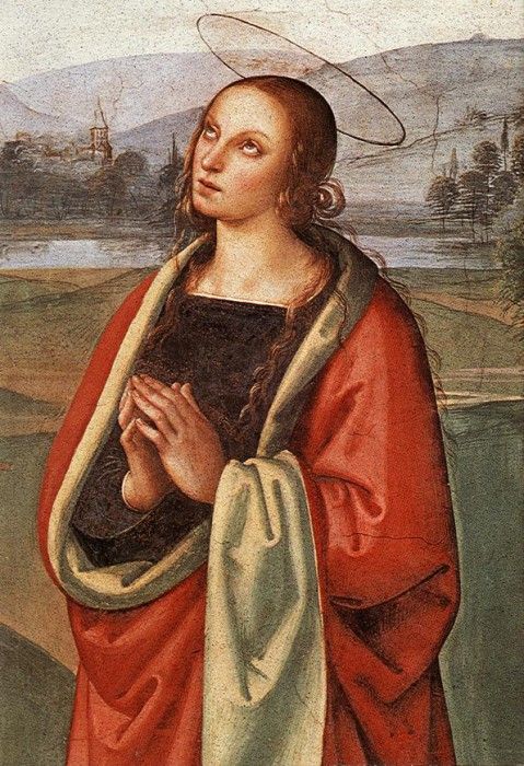 Perugino Pietro The Pazzi Crucifixion detail2. , 