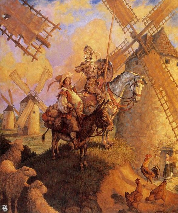 ma Sp7 Scott Gustafson Don Quixote. , 