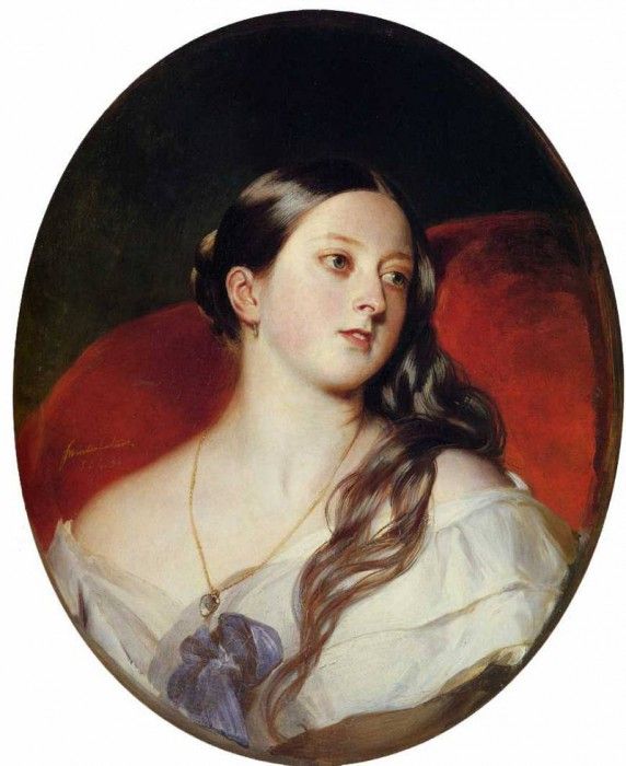 Winterhalter Franz Xavier Queen Victoria. ,  