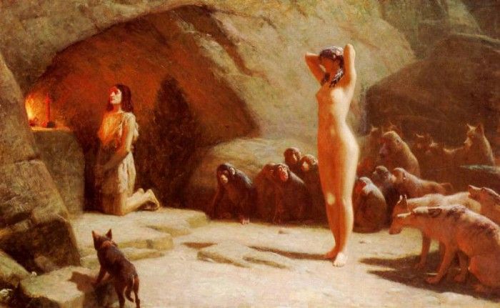 Dollman John Charles The Tempation Of Saint Anthony. Dollman,  