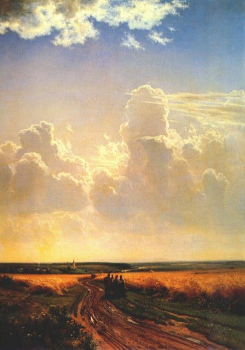 shishkin midday, countryside near moscow 1869. ������, ���� ��������