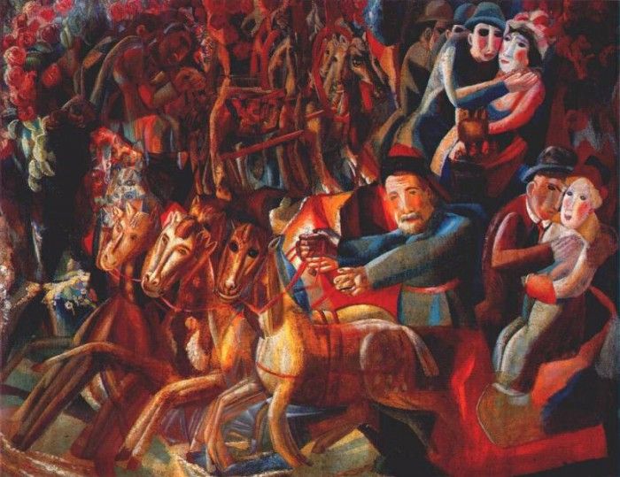 filonov shrove tuesday 1913. , 