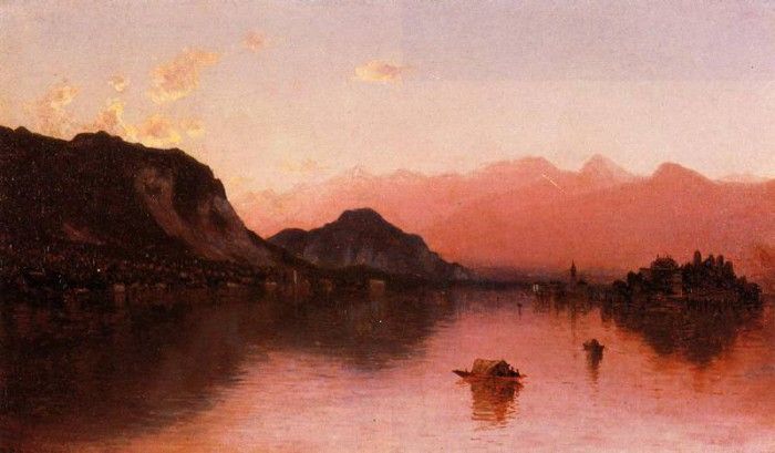 Gifford Sanford Robinson Isola Bella Lago Maggiore a Sketch. , Sanford 