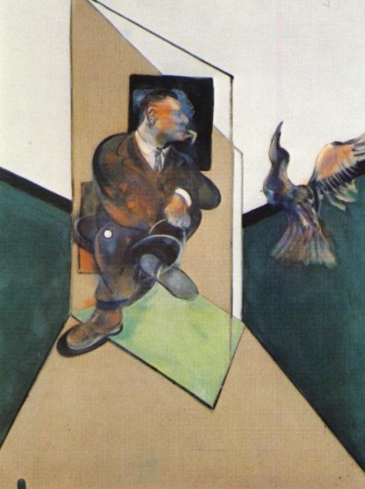 Bacon Study for a Portrait with Bird in Flight, 1980. , 
