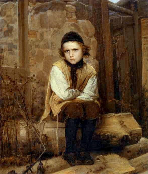 Kramskoi Insulted Jewish Boy. ,  