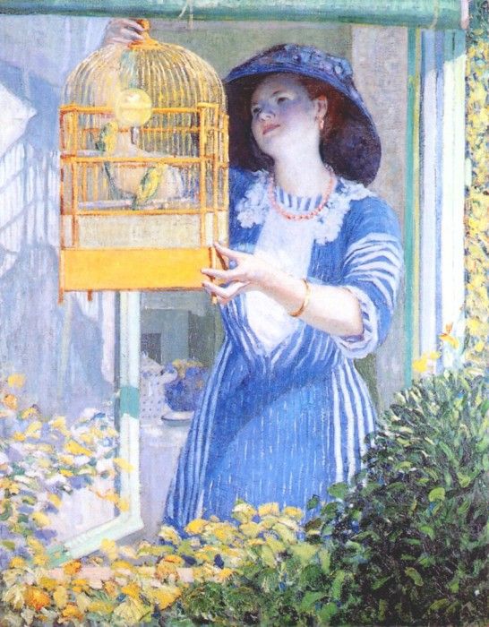 frieseke open window pre-1911. Frieseke,  