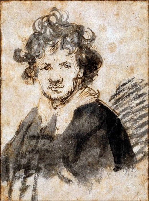 Rijn van Rembrandt Self portrait Sun. ,  