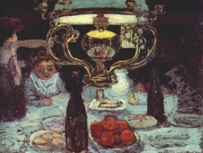 bonnard the lamp c1899.  