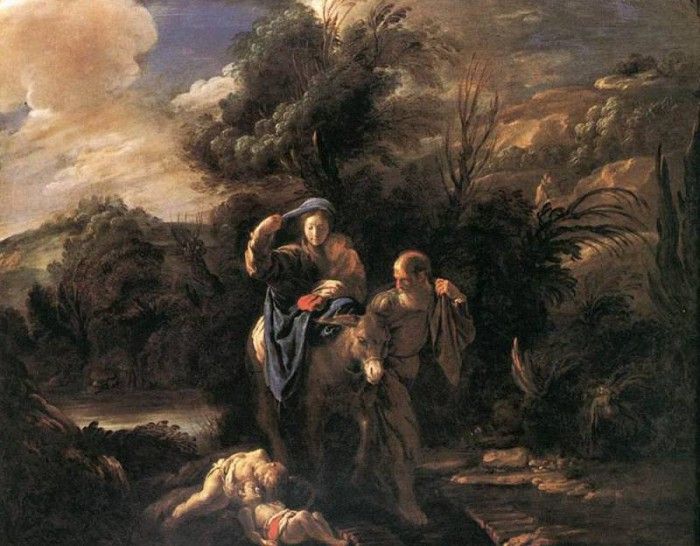 FETI Domenico Flight To Egypt. , 