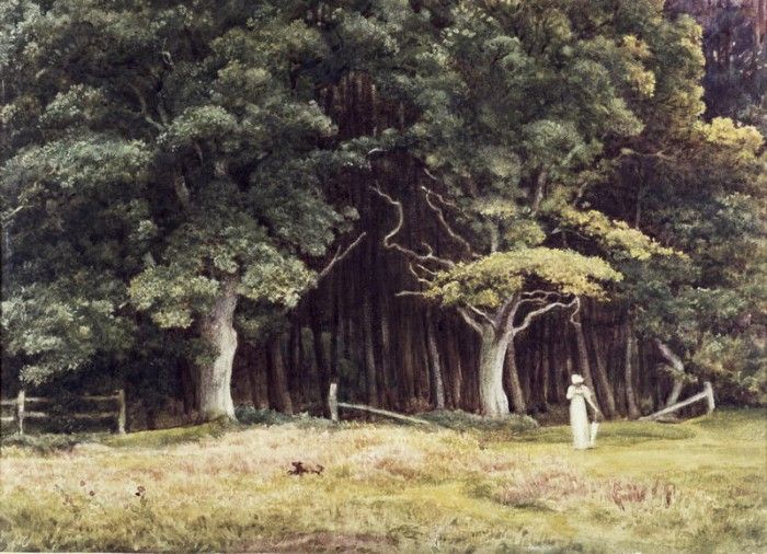 The Wooded Landscape c1900. ,  