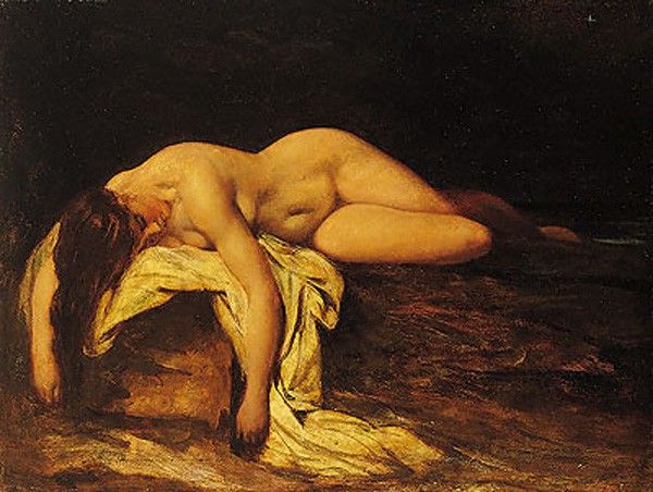 Etty William Nude Woman Asleep. , 