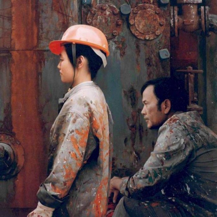 Two Workers. Han-Wu Shen