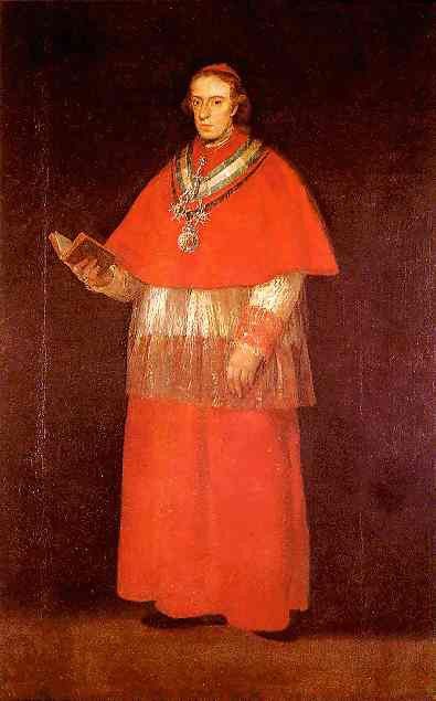 Francisco de Goya - Cardinal Luis Maria de Borb n y Vallabriga.   ,  